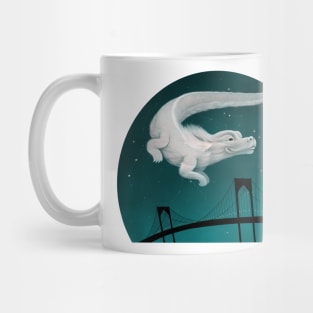 Luck Dragon Spotted Over Harbor Mug